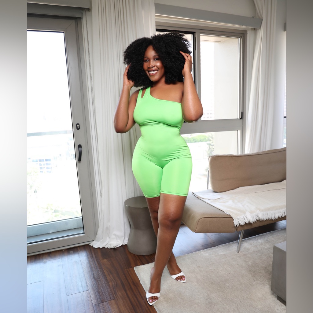 Lime Green Romper